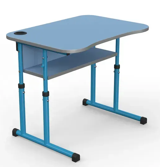 Стіл учнівський кругла труба №4-7/ 600х500 МФ Вересень